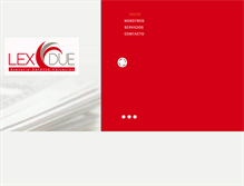 Tablet Screenshot of lexdue.com